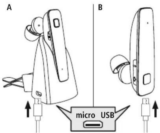 HAMA MyVoice2100 - Sätta på och stänga av headset - 1