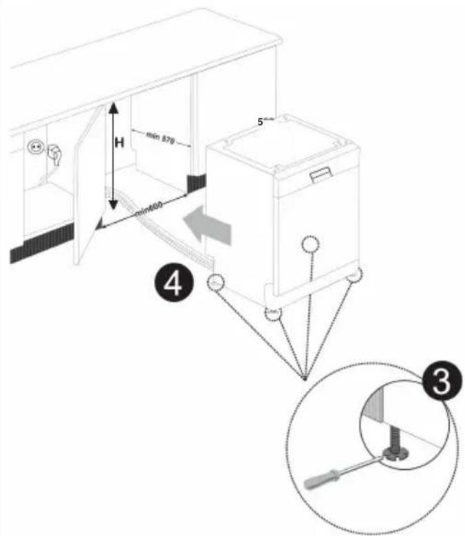 SHARP QW-I23F47DB-DE - Einbau unter einer Arbeitsplatte - 4