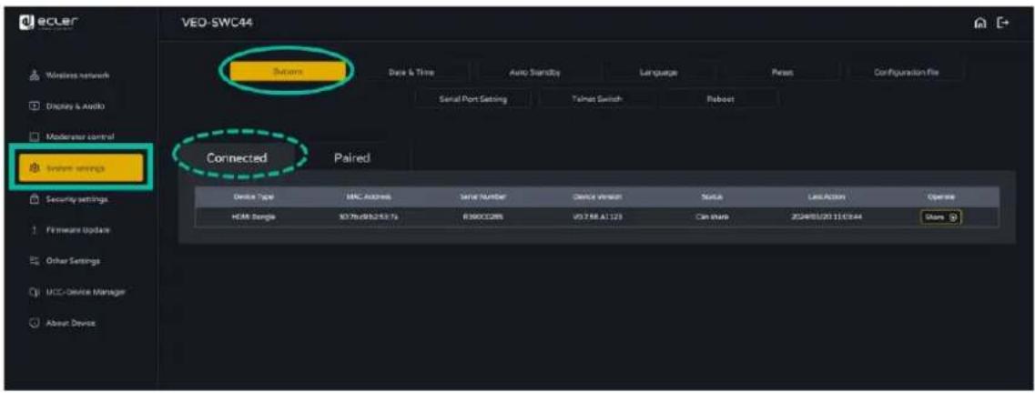 Ecler VEO-SWC44TH - Buttons - 1