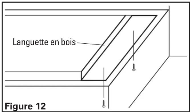Air King OA8VD - Installation sous l'armoire de couvert de la hotte - 1