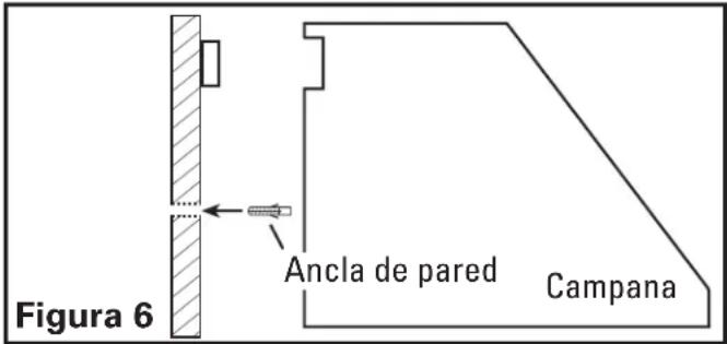 Air King OA8VD - PRECAUCIÓN: SOSTENGA LA CAMPANA HASTA QUE ESTÉ COMPLETAMENTE INSTALADA EN EL LISTÓN DE MADERA PARA MONTAJE. - 1