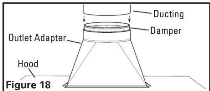 Air King OA8VD - WARNING: TO REDUCE THE RISK OF FIRE, USE ONLY METAL DUCTWORK. - 4