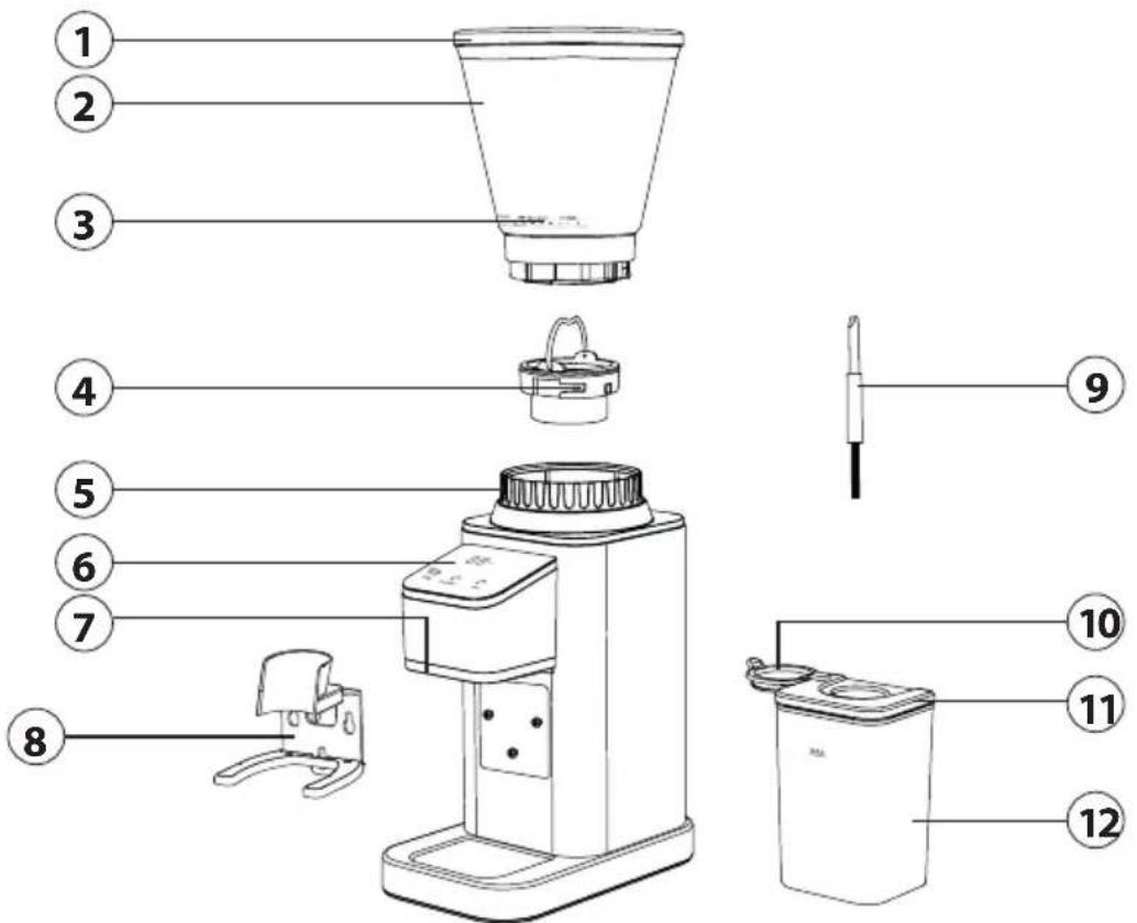CASO BaristaChef Inox 1836 - Vued'ensemble - 1