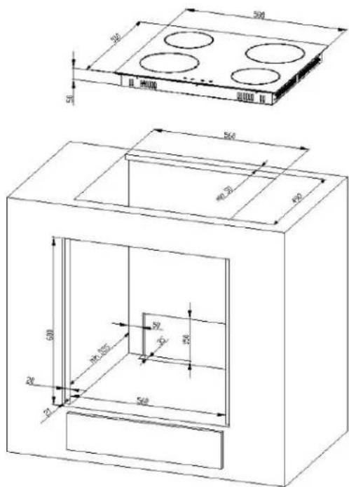PKM BIC3-I-GK-B2 - Installation/hob - 1