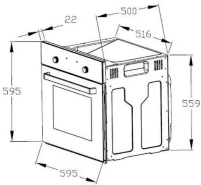PKM BIC3-I-GK-B2 - Installatie van de oven - 1