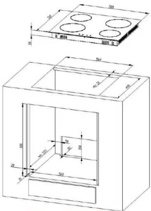 PKM BIC3-I-GK-B2 - Installation/table de cuisson - 1