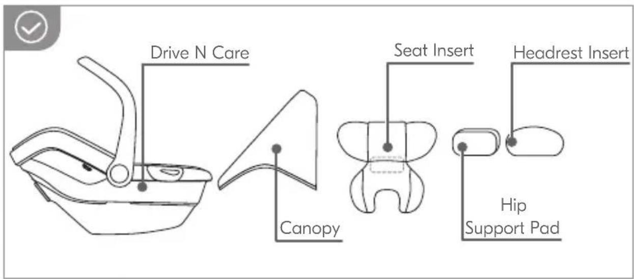 HAUCK Shop N Care Travel Set - 10