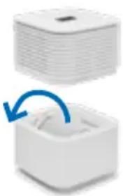 Venta AeroStyle Compact AW730 - Werking met ondersteunende onderdelen voor betere luchtreinigingsprestaties: - 1