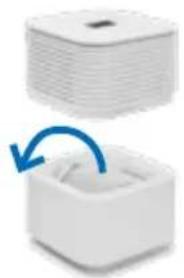 Venta AeroStyle Compact AW730 - Operation with support parts for higher air purification performance: - 1