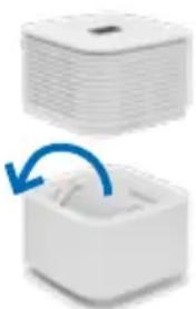 Venta AeroStyle Compact AW735 - Werking met ondersteunende onderdelen voor betere luchtreinigingsprestaties: - 1
