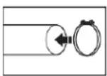 WHIRLPOOL YWED5050LW - Brides de fixation : - 1