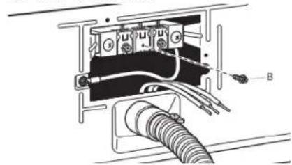 WHIRLPOOL YWED5050LW - Préparer la connexion du conducteur neutre au conducteur neutre - 6