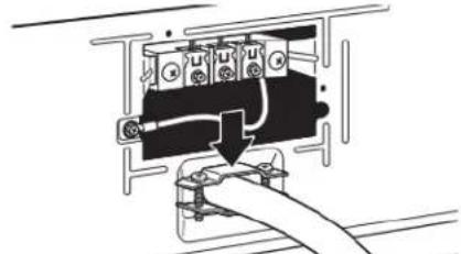 WHIRLPOOL YWED5050LW - Connecter le conducteur de liaison à la terre - 1