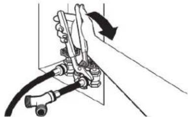 WHIRLPOOL YWED5050LW - Tighten couplings - 1