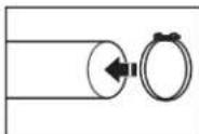 WHIRLPOOL YWED5050LW - Clamps: - 1