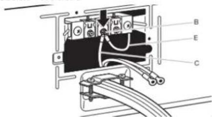 WHIRLPOOL YWED5050LW - Connecter le conducteur neutre et le conducteur neutre - 1