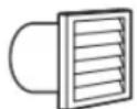 WHIRLPOOL YWED5050LW - Évents pour conduit d'évacuation : - 1