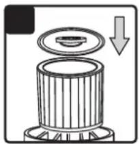 Vacmaster Professional VJH1612PF 0202 - INSTALLING & CLEANING CARTRIDGE FILTER - 4