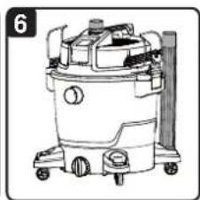 Vacmaster Professional VJH1612PF 0202 - WARNING: ALWAYS DISCONNECT THE PLUG FROM THE POWER OUTLET BEFORE REMOVING THE POWERHEAD FROM THE COLLECTION TANK. - 2