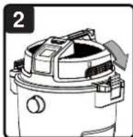 Vacmaster Professional VJH1612PF 0202 - DÉBALLAGE ET VÉRIFICATION DU CONTENU DU CARTON - 5