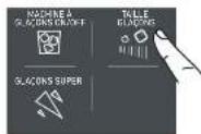 Fulgor Milano F7SFC18S1-L - 4a) Configurer la taille des glaçons - Glaçons Super - 3