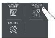 Fulgor Milano F7SFC18S1-L - 4a) Set Ice cube Size - Fast Ice - 3