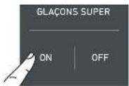 Fulgor Milano F7SFC18S1-L - 4a) Configurer la taille des glaçons - Glaçons Super - 6