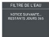 Fulgor Milano F7SFC18S1-L - 5) Activation filtre de l'eau - 5