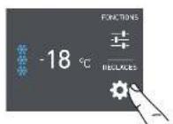 Fulgor Milano F7SFC18S1-L - 3) Configurer °F/°C - 1