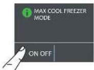 Fulgor Milano F7SFC18S1-L - 1) Max Cool Freezer Mode - 9