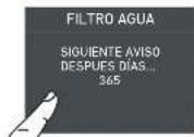 Fulgor Milano F7SFC18S1-L - 5a) Desactivación del filtro del agua - 9