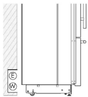 Fulgor Milano F7IFC18O1-L - ELECTRICAL AND WATER SUPPLY BEHIND THE UNIT - 2