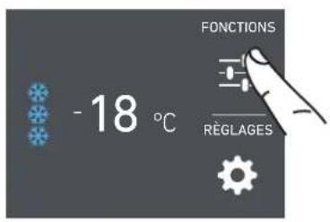 - 18 °C FONCTIONS RÉGLAGES