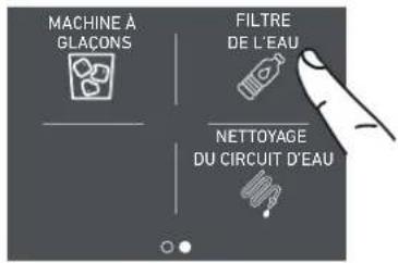 MACHINE À GLAÇONS FILTRE DE L'EAU NETTOYAGE DU CIRCUIT D'EAU