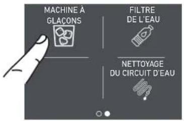MACHINE À GLAÇONS FILTRE DE L'EAU NETTOYAGE DU CIRCUIT D'EAU
