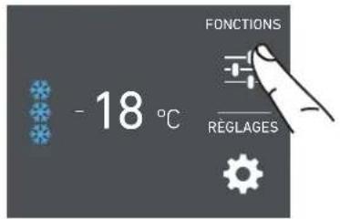 - 18 °C FONCTIONS RéGLAGES