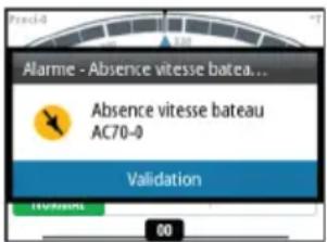 SIMRAD A2004 - Types de messages d'alerte - 1