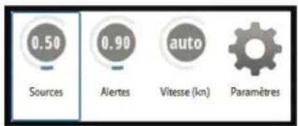 SIMRAD A2004 - Menus rapides - 1