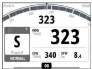 SIMRAD A2004 - Mode Standby (Veille) - 1