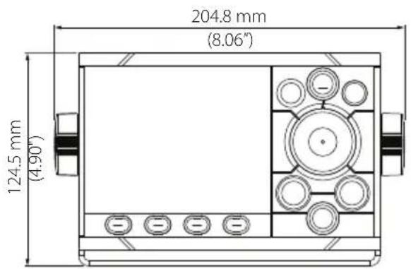 SIMRAD A2004 - Schémas dimensionnels - 3