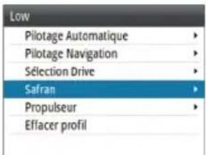 SIMRAD A2004 - Low speed limit (Limite de vitesse basse) - 3