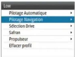 SIMRAD A2004 - Low speed limit (Limite de vitesse basse) - 1