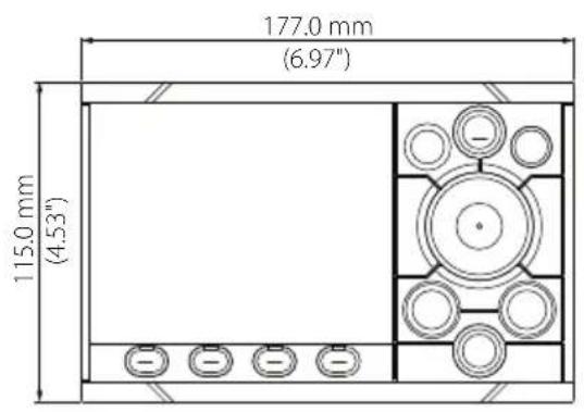 SIMRAD A2004 - Schémas dimensionnels - 1