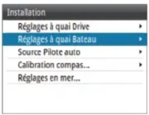 SIMRAD A2004 - Vitesse de transition - 1