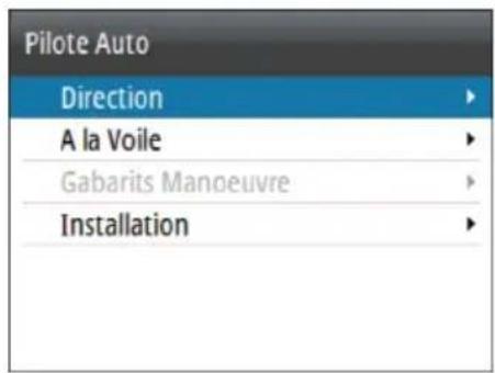 SIMRAD AP44 - Paramètres du pilote automatique - 1