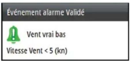 SIMRAD AP44 - Historique d'alarmes - 2
