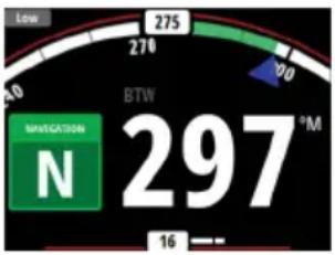 SIMRAD AP44 - Heading capture (Capture du cap) - 1