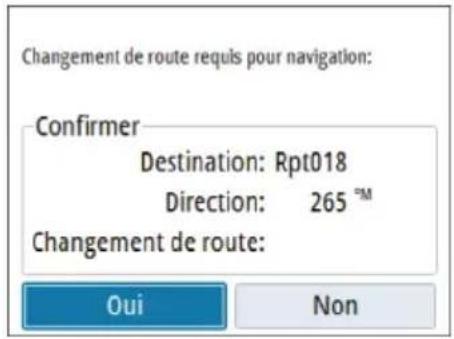 SIMRAD AP44 - Virage en mode NAV - 2