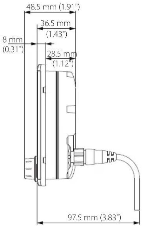 SIMRAD AP44 - Schéma dimensionnel - 2