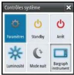 SIMRAD S2009-S2016 - Boîte de dialogue System Controls (Contrôles système) - 1